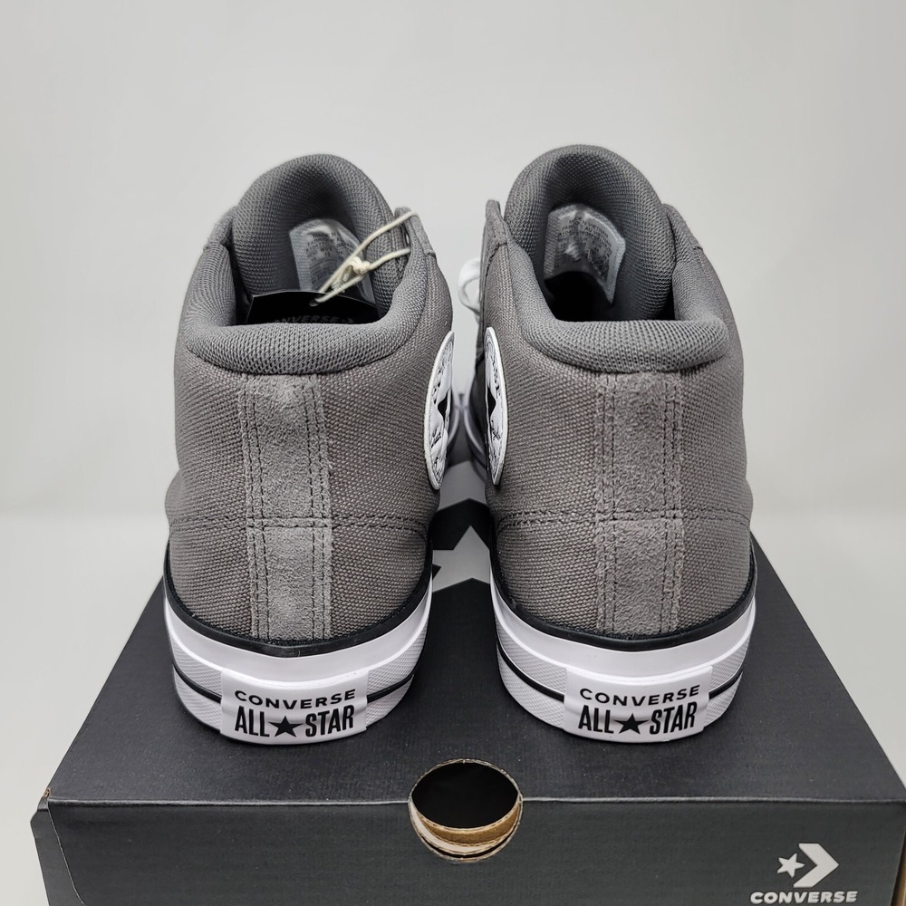 Converse Chuck Taylor All Star Mid Malden Street Canvas &‎ Suede Men's 10 Gray - Picture 4 of 8